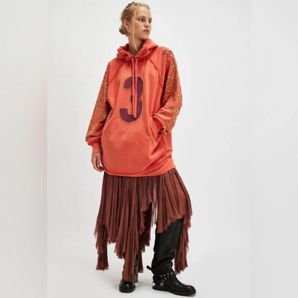 We The Free Sparkle Daze Kango Hoodie, XSMALL NWT - Picture 4 of 11